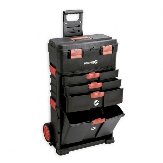Caisse à outils sur roulettes System TWO Plus - Kit comprenant une boite à  outils et un organisateur